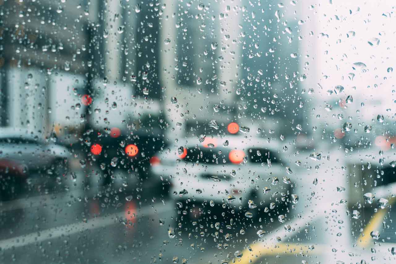 Rainy day in the city